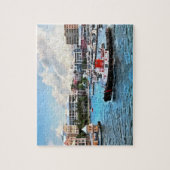 Bermuda - Schlepper, der in Hamilton-Hafen Puzzle (Vertikal)