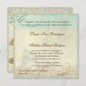 Bermuda Sea Turtle Moderner Küstenstrand Einladung (Vorne/Hinten)