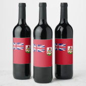 Bermuda-Set für Lebensmittel und Getränke Weinetikett (Flaschen)