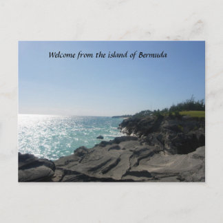Bermuda Shoreline Postkarte