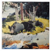 Bermuda Siedlers, ein Gemälde von Winslow Homer, Fliese (Vorderseite)