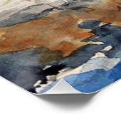 Bermuda Siedlers, ein Gemälde von Winslow Homer, Poster (Ecke)