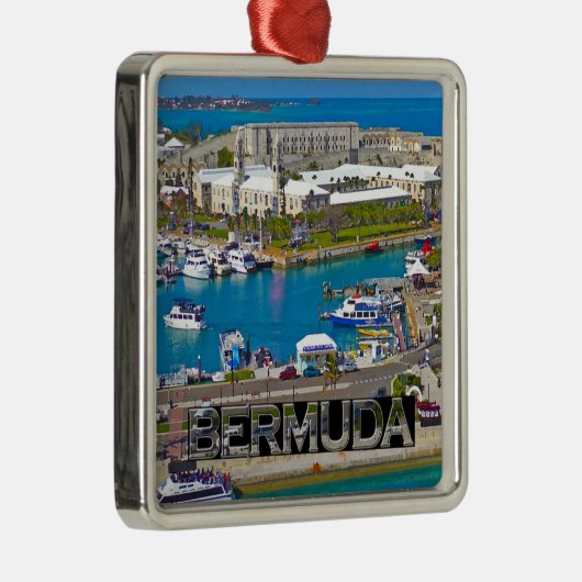 Bermuda Silbernes Ornament (Rechts)