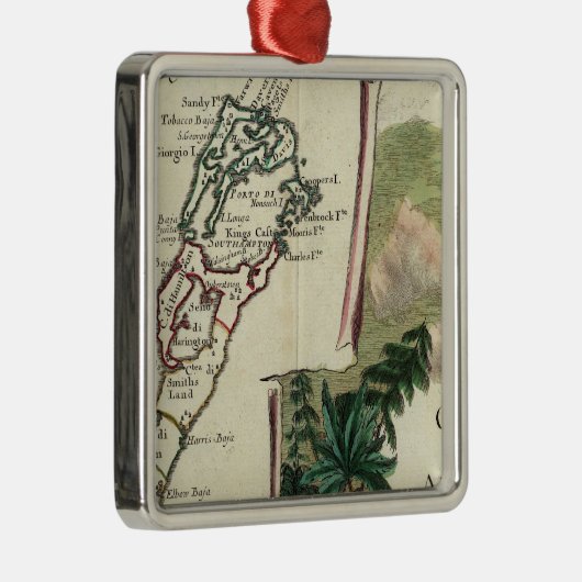 Bermuda Silbernes Ornament (Rechts)