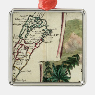 Bermuda Silbernes Ornament