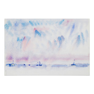 Bermuda Sky and Sea with Boats von Charles Demuth Poster