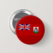 Bermuda-Staatsflagge Button (Vorne & Hinten)