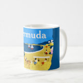 Bermuda-Strand-Tasse Kaffeetasse (VorderseiteRechts)