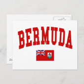 Bermuda Style Postkarte (Vorne/Hinten)