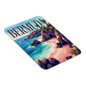 Bermuda Südstrand Bermuda Magnet (Rechte Seite)
