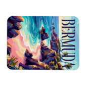Bermuda Südstrand Bermuda Magnet (Horizontal)