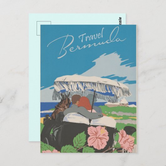 Bermuda Travel Postkarte (Vorne/Hinten)