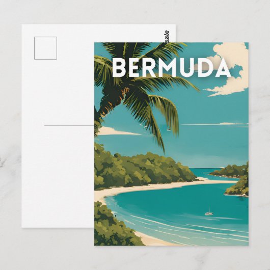 Bermuda Travel Postkarte (Vorne/Hinten)