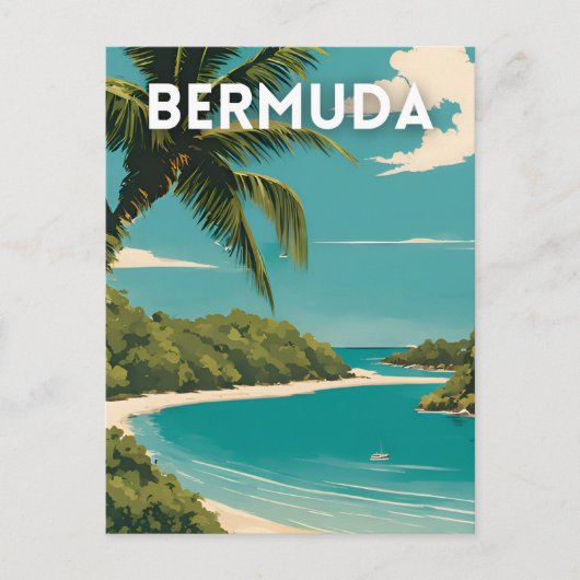 Bermuda Travel Postkarte (Vorderseite)