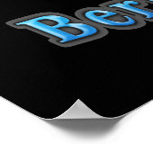 Bermuda Triangle Art Poster (Ecke)