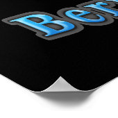 Bermuda Triangle Art Poster (Ecke)