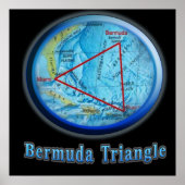 Bermuda Triangle Art Poster (Vorne)