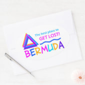 BERMUDA TRIANGLE Aufkleber (Umschlag)