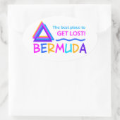 BERMUDA TRIANGLE Aufkleber (Tasche)