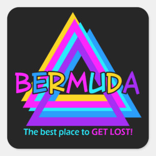 BERMUDA TRIANGLE Aufkleber