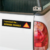 BERMUDA TRIANGLE Autoaufkleber (schwarz) (Auf Lkw)