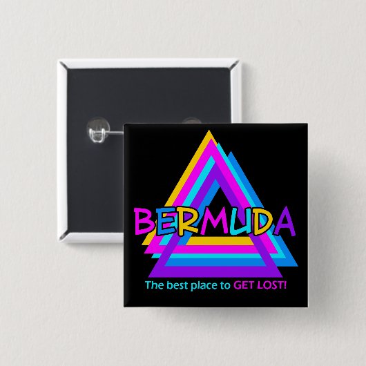 BERMUDA TRIANGLE BUTTON (Vorne & Hinten)