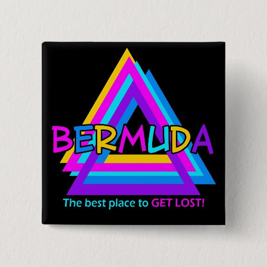 BERMUDA TRIANGLE BUTTON (Vorderseite)
