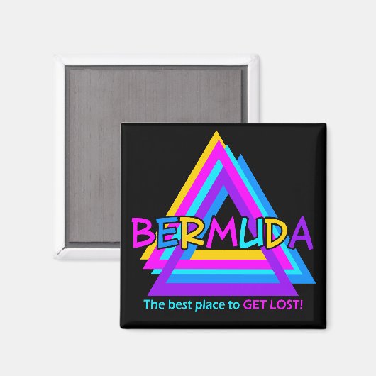 BERMUDA TRIANGLE-Magnet Magnet (Vorderseite/Rückseite)