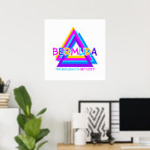 BERMUDA TRIANGLE-Plakat Poster (Heimbüro)