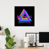 BERMUDA TRIANGLE-Plakat Poster (Heimbüro)