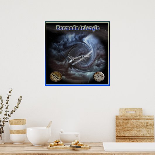 Bermuda Triangle poster (Küche)
