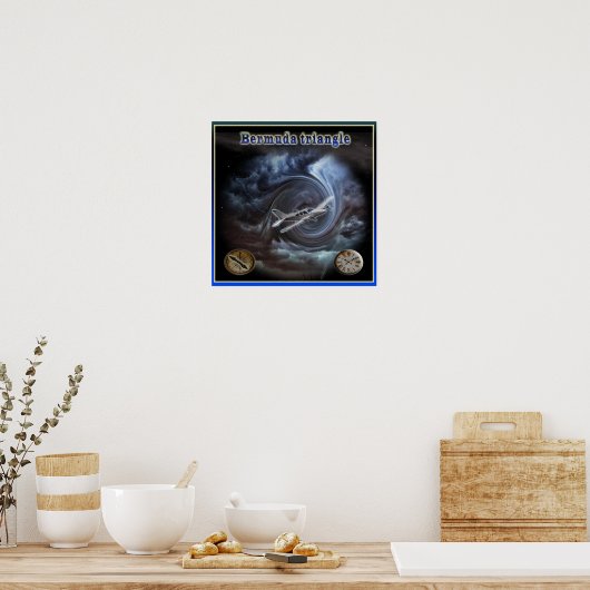 Bermuda Triangle poster (Küche)