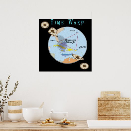 Bermuda Triangle Poster (Küche)