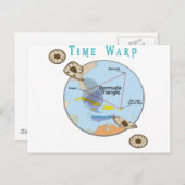 Bermuda Triangle Postkarte (Vorne/Hinten)