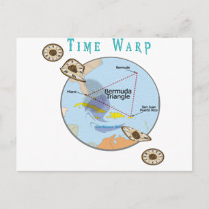 Bermuda Triangle Postkarte