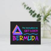 BERMUDA TRIANGLE Postkarte - anpassen (Stehend Vorderseite)