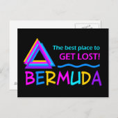 BERMUDA TRIANGLE Postkarte - anpassen (Vorne/Hinten)