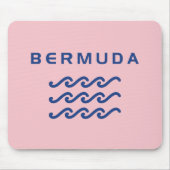 Bermuda Triple Ocean Waves Light Color Mousepad (Vorne)