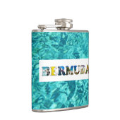 Bermuda Tropical Beach Blue Ocean Travel Fotos Flachmann (Rechts)