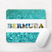 Bermuda Tropical Beach Blue Ocean Travel Fotos Mousepad (Mit Mouse)
