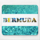 Bermuda Tropical Beach Blue Ocean Travel Fotos Mousepad (Vorne)