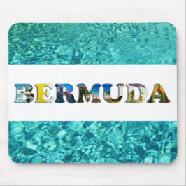 Bermuda Tropical Beach Blue Ocean Travel Fotos Mousepad