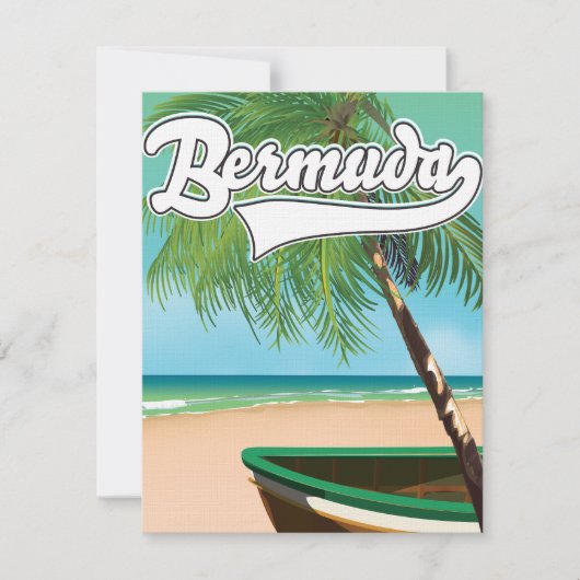 Bermuda Tropical Island Reiseplakat (Vorderseite)