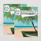 Bermuda Tropical Island Reiseplakat (Vorne/Hinten)