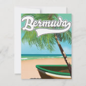Bermuda Tropical Island Reiseplakat (Rückseite)