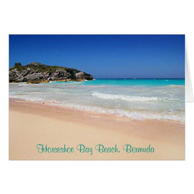 Bermuda Tropical Pink Sand Beach Foto (Vorderseite (Horizontal))