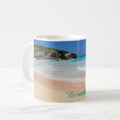 Bermuda Tropical Pink Sand Beach Foto Kaffeetasse (Vorderseite Links)