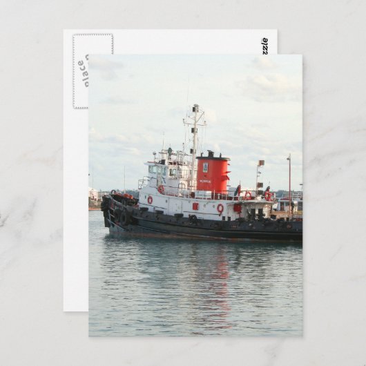 Bermuda Tug Postkarte (Vorne/Hinten)