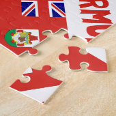 Bermuda und Bermudie Flagge Personalisiert gepflas Puzzle (Seite)