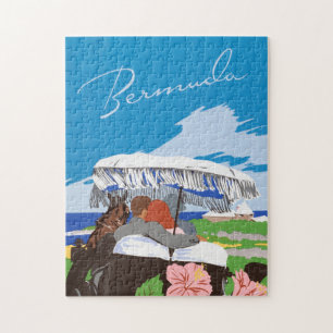 Bermuda Vintage Art Cool Historical Photos Travel  Puzzle